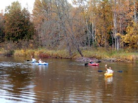 Manistee River kayaking